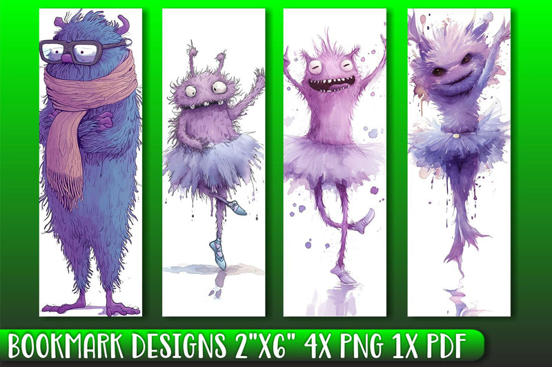 Monster-themed Printable Designs - So Fontsy
