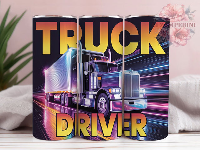 Monster Truck Driver Life Tumbler, Monster Truck Art, Driver Life Design, Trucking Tumbler, Transportation Gift, Truck Life Wrap, Hauler Design Sublimation Li Zamperini 