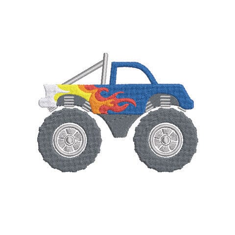 Monster Truck Embroidery Design Embroidery/Applique DESIGNS Creatively Embroidery 