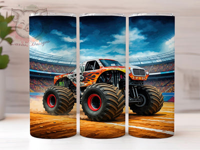 Monster Truck Epic Design Tumbler, Epic Truck Design, 20oz Tumbler Wrap, Off-Road Vehicle, Truck Lover Gift, Sublimation Art, Racing Tumbler Sublimation Lara' s Designs 