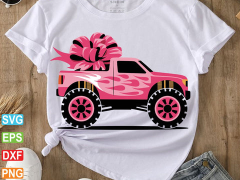 Monster Truck Shark SVG, Truck Shirt Cut File SVG artprintfile 