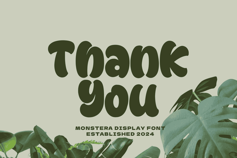MONSTERA Font Mozarella 