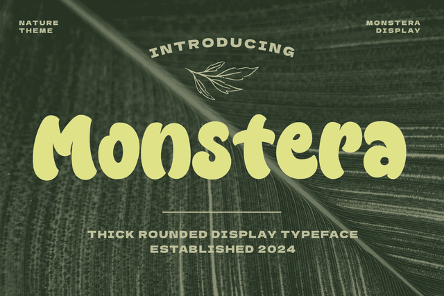 MONSTERA Font Mozarella 