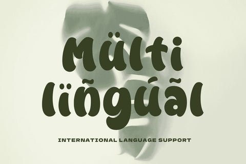 MONSTERA Font Mozarella 