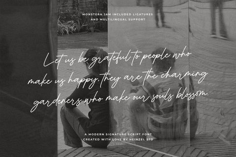 Monstera Jam Signature Font Font Heinzel Studio 