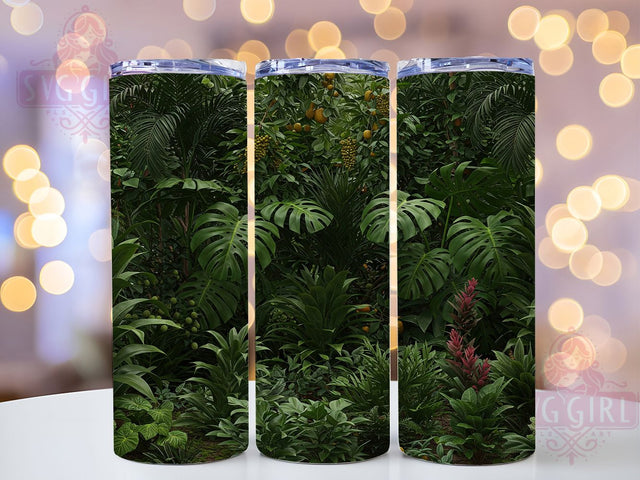 Monstera Plant Lover 20oz Tumbler, Monstera Tumbler, Plant Lover Gifts, Tropical Design, Sublimation Wrap, 20oz Tumbler, Botanical Decor, Houseplant Accessories Sublimation SvggirlplusArt 