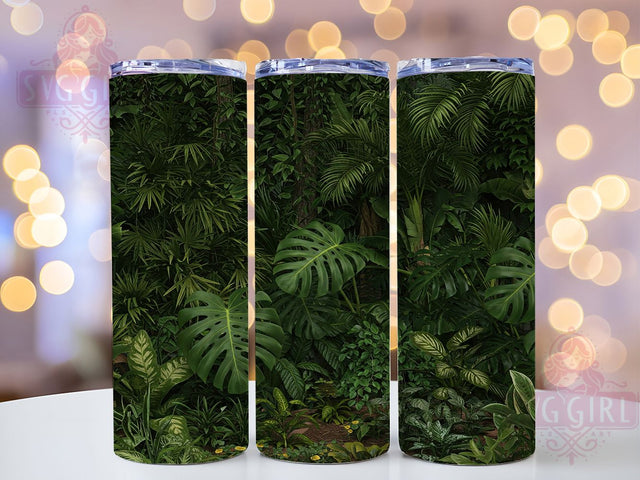 Monstera Plant Lover 20oz Tumbler, Monstera Tumbler, Plant Lover Gifts, Tropical Design, Sublimation Wrap, 20oz Tumbler, Botanical Decor, Houseplant Accessories Sublimation SvggirlplusArt 