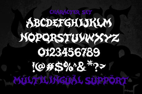 Monsttager – Bold Blackletter Gothic Font Font Mozzatype 