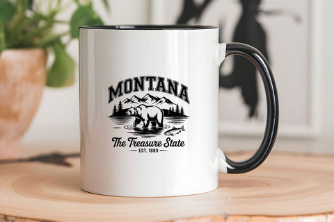 Montana The Treasure State Est. 1889 SVG Angelina750 