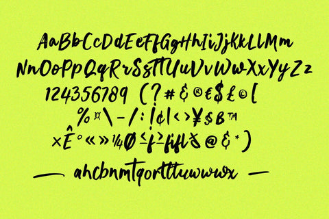 Montany Font gatype 