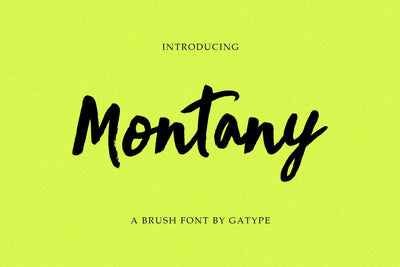 Montany Font gatype 