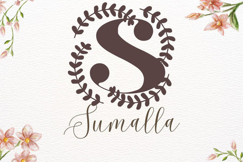 Montclaire Monogram Font Font Dm Letter Studio 