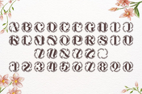 Montclaire Monogram Font Font Dm Letter Studio 