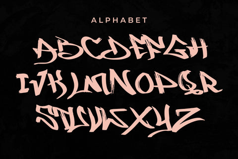 Monteez - Brushed Graffiti font Font Mozzatype 