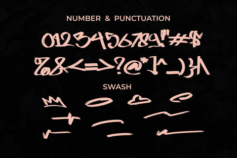 Monteez - Brushed Graffiti font Font Mozzatype 