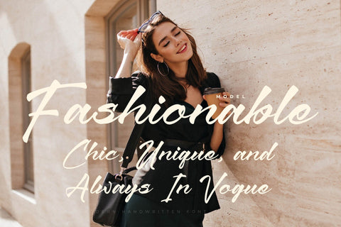 Monthesa Harezuki - Modern Handwritten Font Font Letterena Studios 