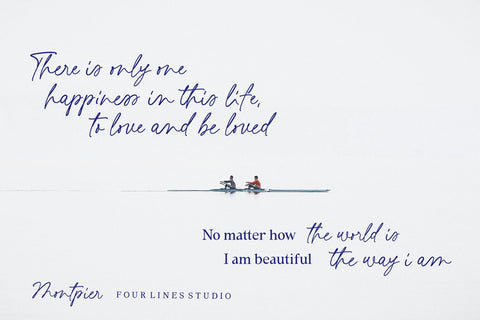 Montpier – Font Duo Font Four Lines Std. 