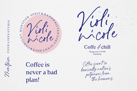 Montpier – Font Duo Font Four Lines Std. 