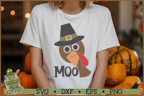Moo Turkey SVG File SVG Crunchy Pickle 