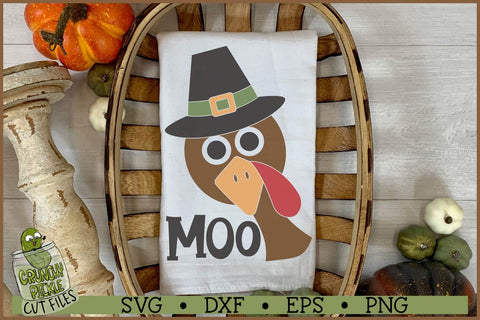 Moo Turkey SVG File SVG Crunchy Pickle 