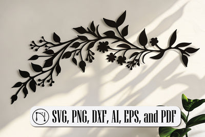 Moody Botanical Art SVG cut file SVG MD JOYNAL ABDIN 