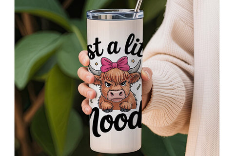 Moody Cow 20oz Tumbler Design Sublimation DesignSVG 