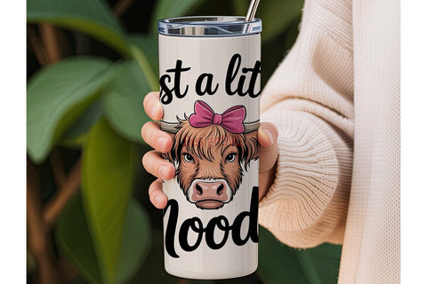 Moody Cow 20oz Tumbler Design Sublimation DesignSVG 