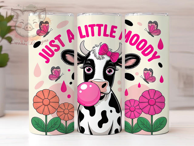 Moody Cow Country 20oz Tumbler Wrap, Funny Cow Design, Country Style Wrap, Sublimation Wrap, 20oz Tumbler Design, PNG Tumbler Wrap, Farm Theme Sublimation Lara' s Designs 