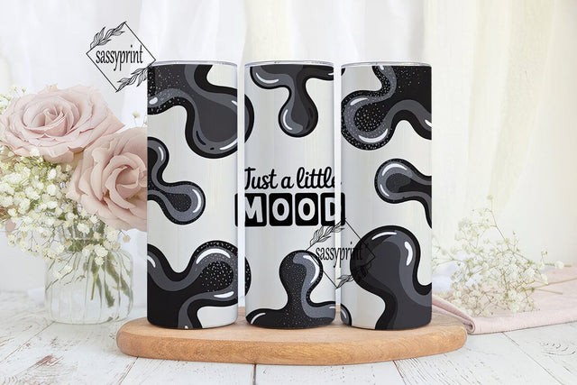 Moody Cow Print 20oz Tumbler Wrap Sublimation sassyprint 