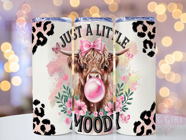 Moody Highland Cow Farmhouse Tumbler, Moody Cow Cup, Farmhouse Tumbler, Western Cow Mug, 20oz Tumbler Wrap, Rustic Sublimation, Funny Cow Design Sublimation SvggirlplusArt 