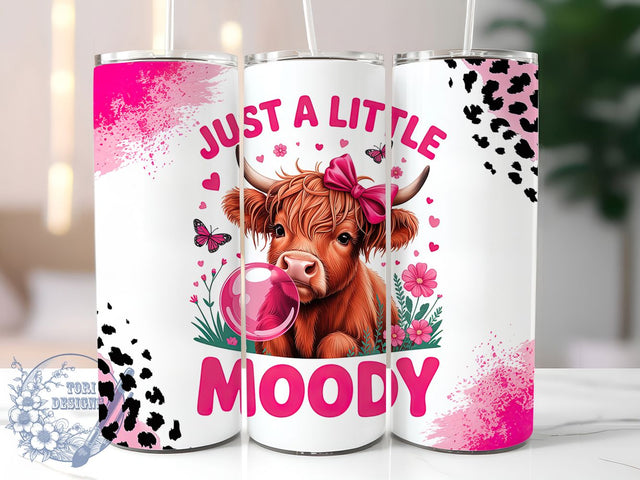 Moody Highland Cow Rustic Farmhouse Tumbler, Rustic Cow Cup, 20Oz Sublimation Wrap, Farmhouse Cow Mug, Country Cow Drinkware, Highland Cattle Tumbler, Western Cow Design Sublimation ToriDesigns 