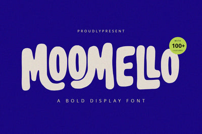 Moomello - Display Font Font Alpaprana Studio 