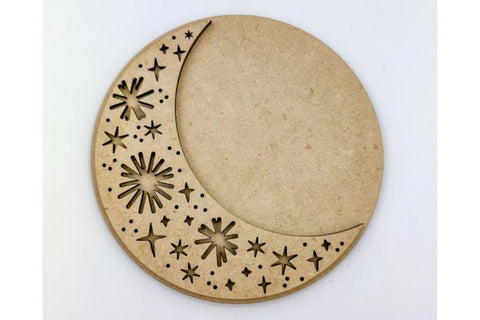 Moon Nursery Sign Laser SVG File SVG Crafting With Brenna 