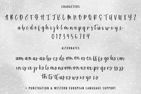 Moonbaby Script Font Beck McCormick 