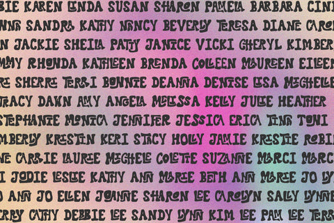 Moongroove Retro Font Font Beck McCormick 