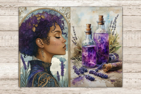 Moonlight Dreams Junk Journal Kit | Ephemera Pack SVG GlamArtZhanna 