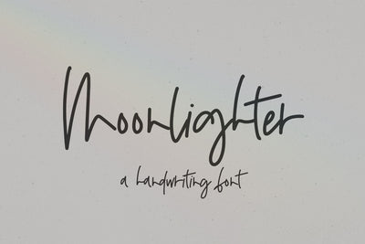Moonlighter Script Font Beck McCormick 