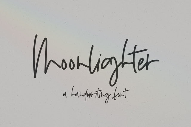 Moonlighter Script Font Beck McCormick 