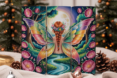 Moonlit Fairy 20oz Tumbler Wrap Sublimation DesignSVG 