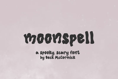 Moonspell Sans Font Beck McCormick 