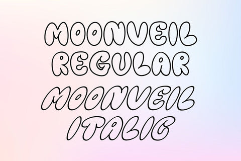 Moonveil Playful Font Afandi Studio 