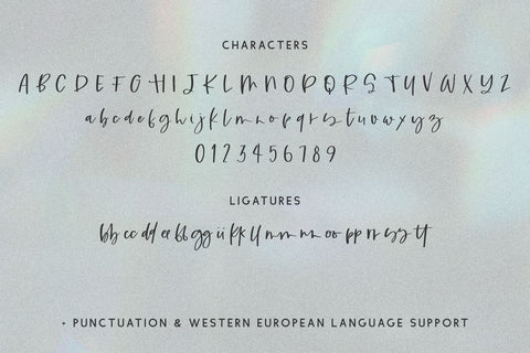 Moonwyld Script Font Beck McCormick 