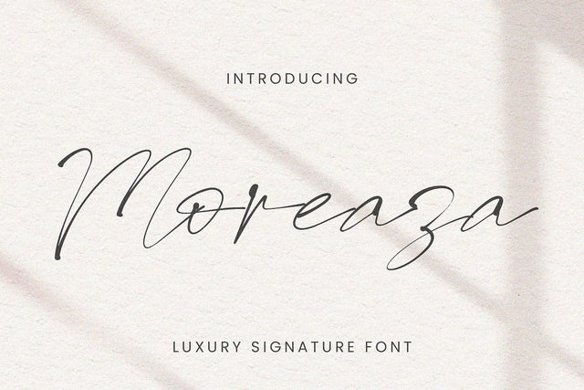 Moraeza - Signature Font Font Irvan Randi 