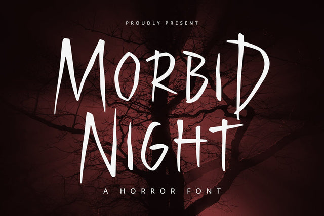 Morbid Night - Display Font Font Alpaprana Studio 