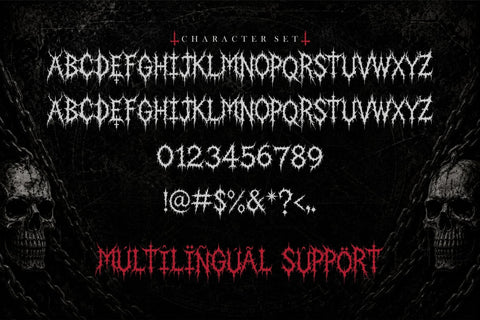 Morbid Spire – Death Metal Font Font Mozzatype 