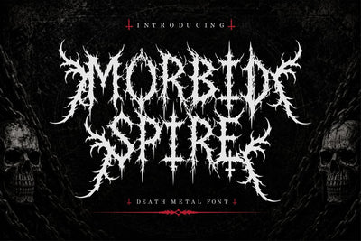 Morbid Spire – Death Metal Font Font Mozzatype 