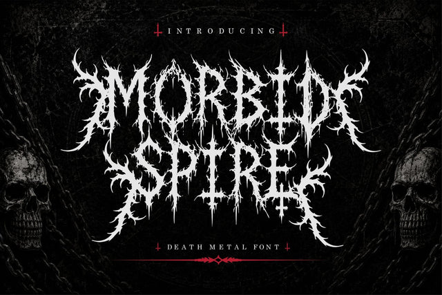 Morbid Spire – Death Metal Font Font Mozzatype 