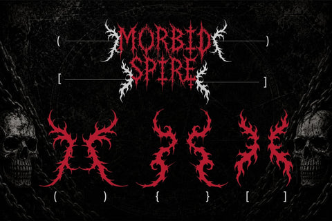Morbid Spire – Death Metal Font Font Mozzatype 