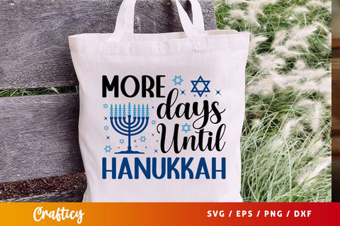 More days until hanukkah Svg Design SVG Designangry 