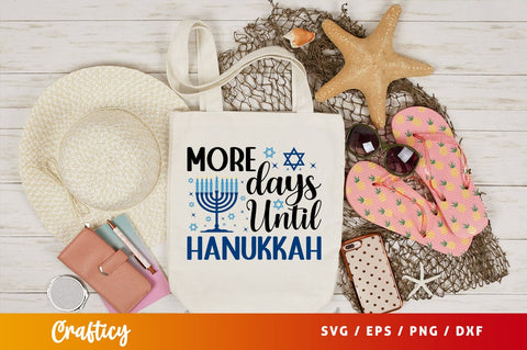 More days until hanukkah Svg Design SVG Designangry 